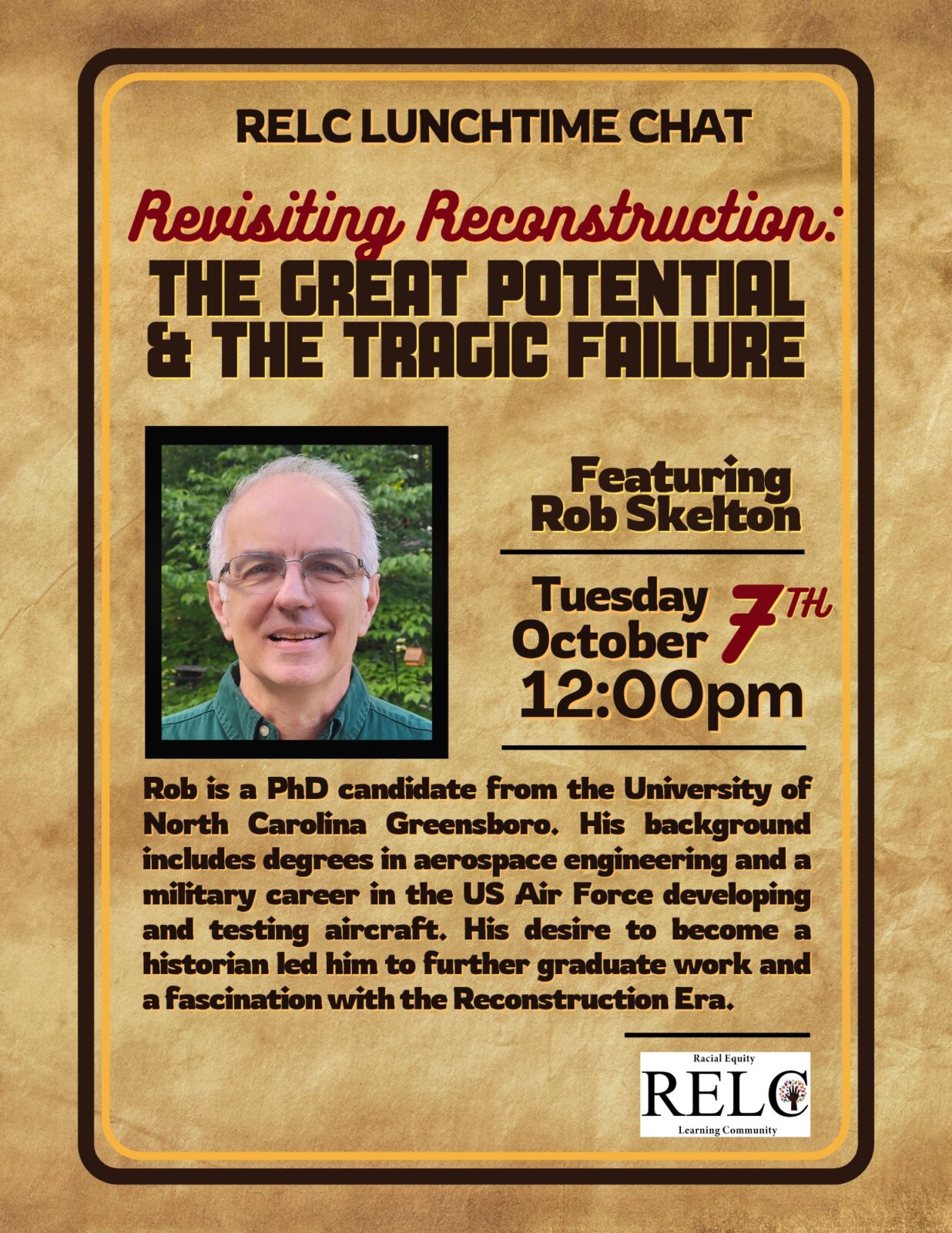 RELC Lunchtime Chat: Revisiting Reconstruction – The Great Potential ...